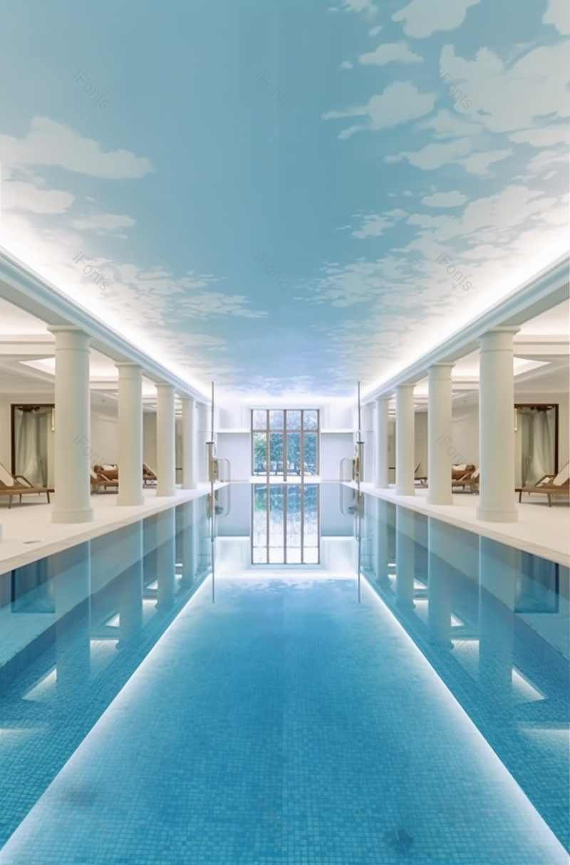 室内豪华住宅内部游泳馆摄影图,高清,摄影图,摄影图片,图片大全,摄影图免费下载